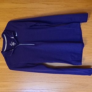 Nike Dri-Fit Running Purple Quarter Zip Jacket with Thumb holes Size XS